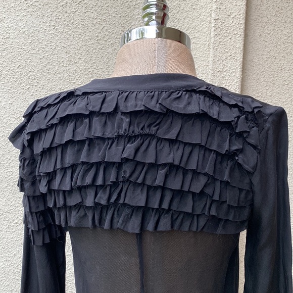 Dar-Ti 100% silk stunning blouse from Barney’s. Has great ruffles. Gorgeous! - Picture 3 of 11